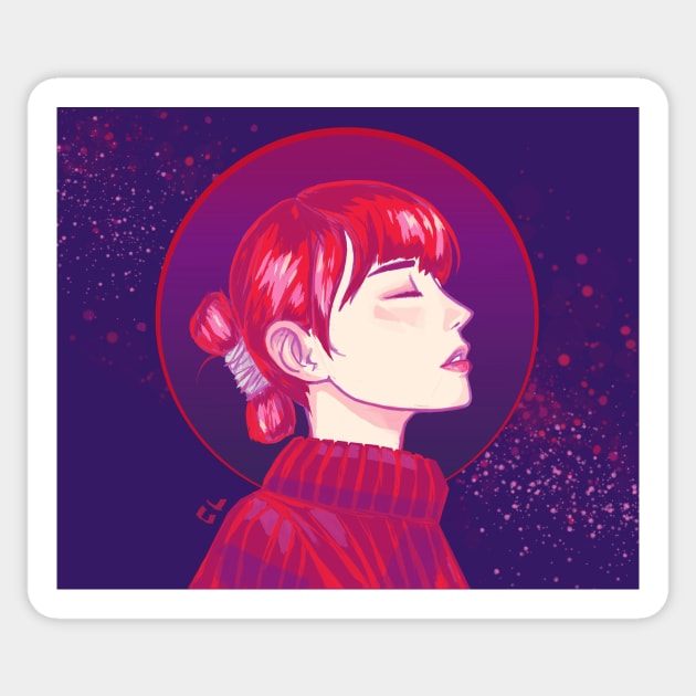 RED Violet Sticker by Drifter.like